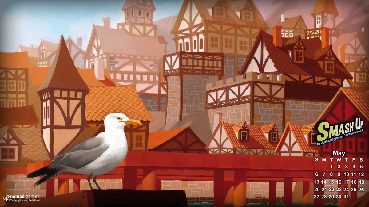 SmashUpDigital's tweet image. It's May already - when did that happen! 
Here are your Free wall paper calendars, only a day late! 
#SmashUp #Cardgame #Boardgames  nomadgames.co.uk/talisman-2015-… @AsmodeeDigital