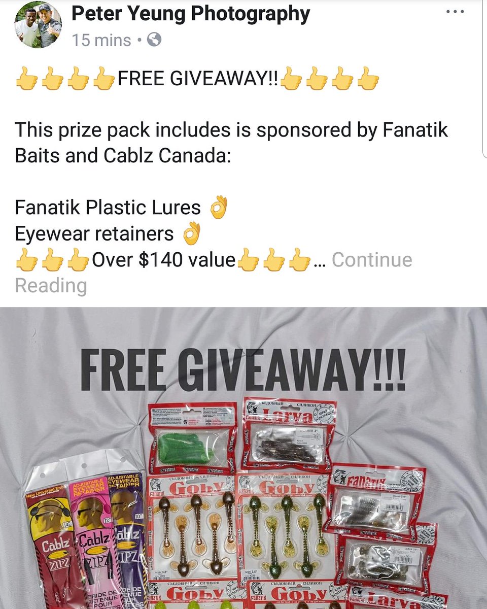 Pyphoto's tweet photo. Hey Guys we are running another FREE Facebook giveaway!!! Visit our page if you would like to participate and to see all our current giveaways. If you would like to sponsor one of our giveaways please send me a message!!! #peteryeungphotography #cablzcanada #fanatikbaits https://t.co/Xjyqk77z6S