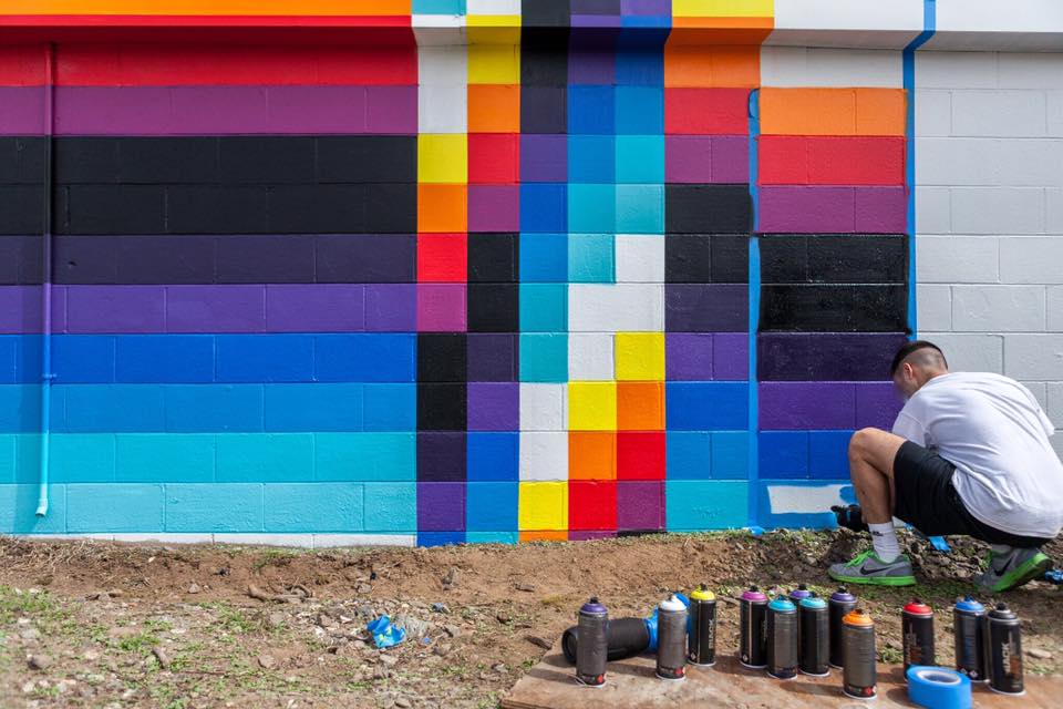 #ArtHub #StreetArt Streets: Felipe Pantone / RAD Napa Project (7 фото) - arthubmagazine.com/street-art/str…