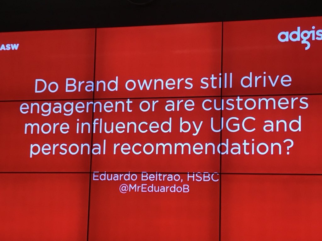 alicja92's tweet photo. Great hearing from @MrEduardoB about how #hsbc is adapting their social strategy to provide better customer experience #BIASW Thanks @Adgistics for an insightful event. https://t.co/FKncUmz7YG