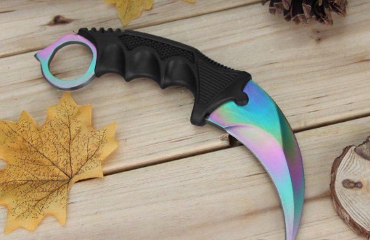 Vaniyotin's tweet photo. 🌿 #Concours #HighTech 🌿

Win Karambit Cs:Go IRL 🙈

1️⃣ Follow @Vaniyotin + @XweefYtb &amp; @AzogConcours 

2️⃣ Retweet ce Post

🍀 Un 2ème couteau est a gagné dans ma vidéo (18h) :
👍 Comment + Like ! 😁

Tirage le 10/05 🎁 https://t.co/lYNEVXXgLu