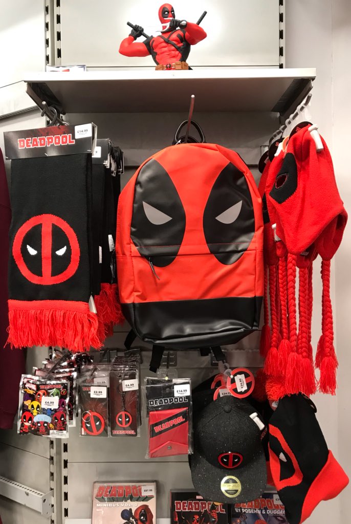 ForbiddenPlanet's tweet photo. #Deadpool goodness at #FPLondon! https://t.co/IS0DcZ6rm1