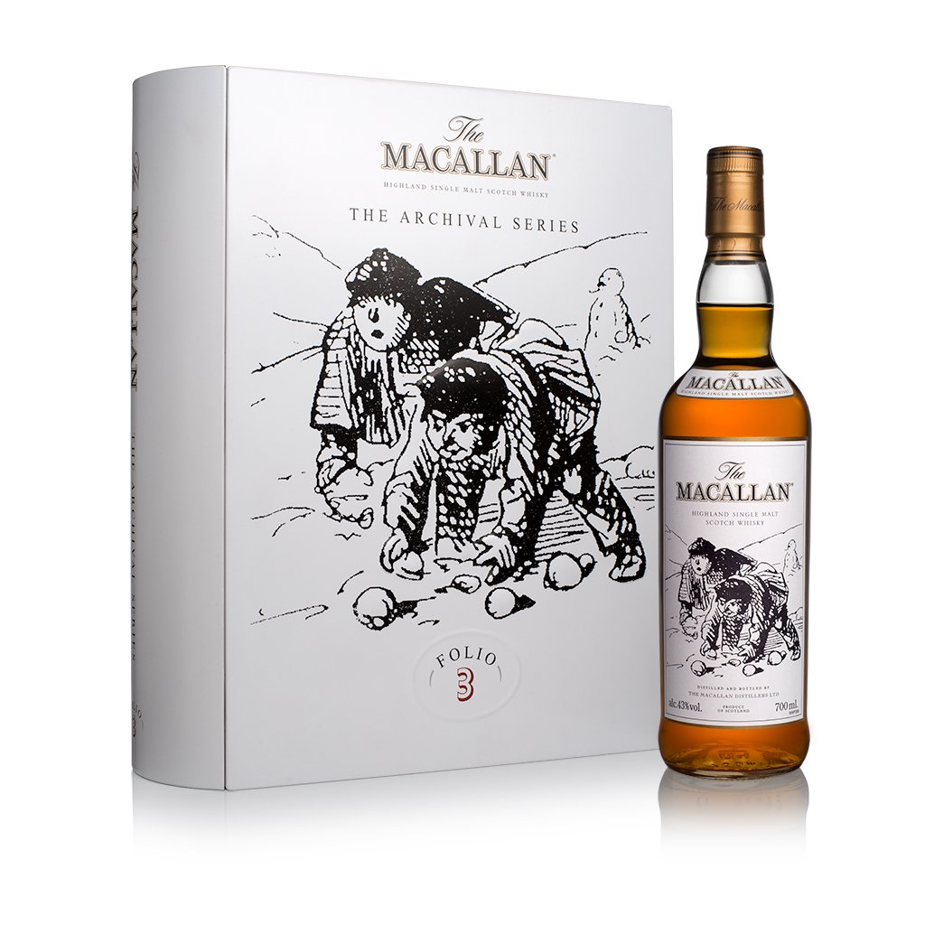 The Macallan On Twitter Announcing The Arrival Of Folio 3 The Continuation Of The Macallan Archival Series The Latest Advert Depicts A Winter Scene With A Backdrop Of Ben Rinnes Speyside S Iconic