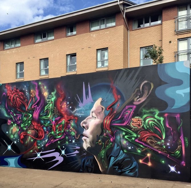 globalstreetart's tweet photo. A colourful explosion of a collab between #Spore (https://t.co/tSOimBZjqt) and #Macism for #Yardworks in #Glasgow, #Scotland!
--
#globalstreetart #streetart #art #graffiti https://t.co/nQxL0157Rj
