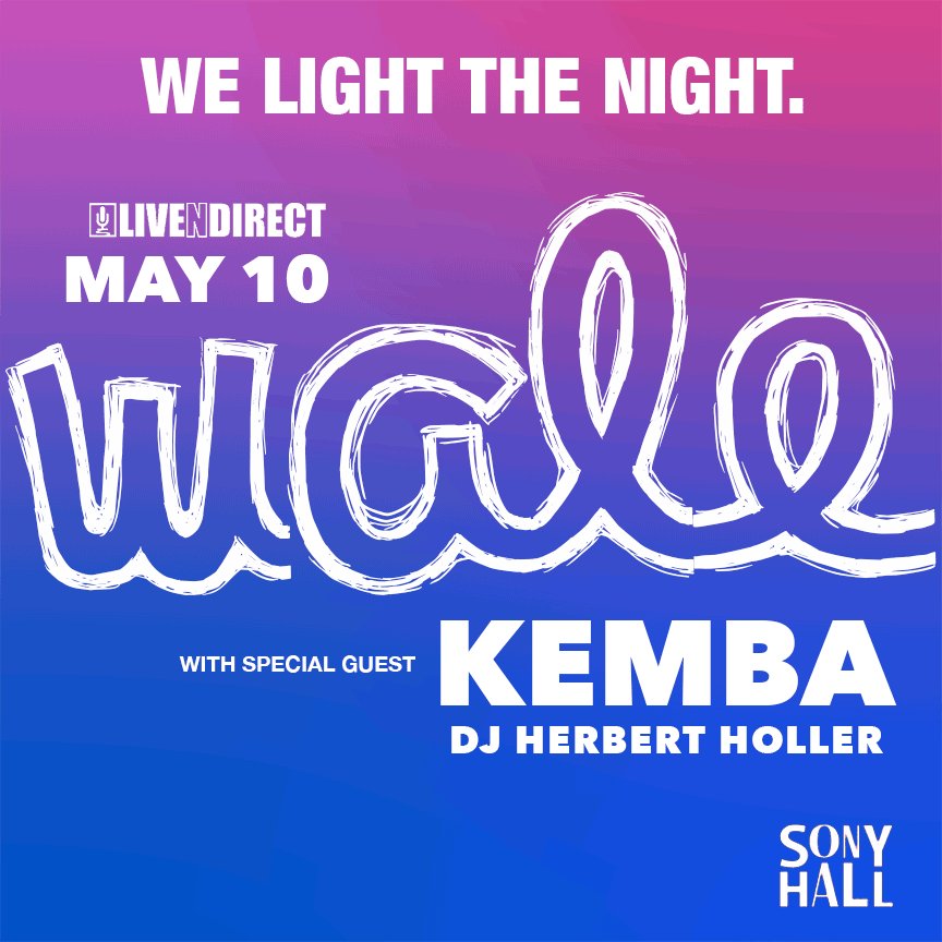 JesseKay's tweet image. Check out @Wale at the fly, brand new @sonyhall next Thursday night (May 10th). Been a long time since the kid rocked NYC. Looking fwd to hearing some new music and some of those classic hits. #WeLightTheNight Another #LiveNDirect Production.  bit.ly/2G06P2r