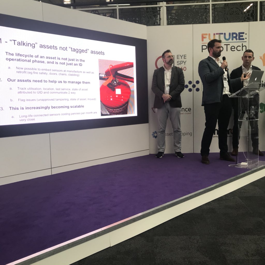 discoveringtech's tweet image. Talking assets not tagged assets ... out assets need to start telling us how to manage them #proptech18 #innovationchallenge