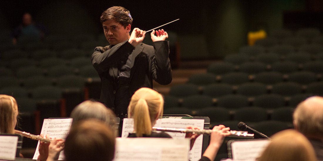 CastletonArts's tweet photo. Don’t miss the Castleton University Wind Ensemble’s spring performance TONIGHT at 7 pm in the Casella Theater! The concert will be "Celebrating Women in Music" featuring women composers and guest conductors. #CastletonArts #WeAreCastleton #Soundings https://t.co/fVnXx2XBRM
