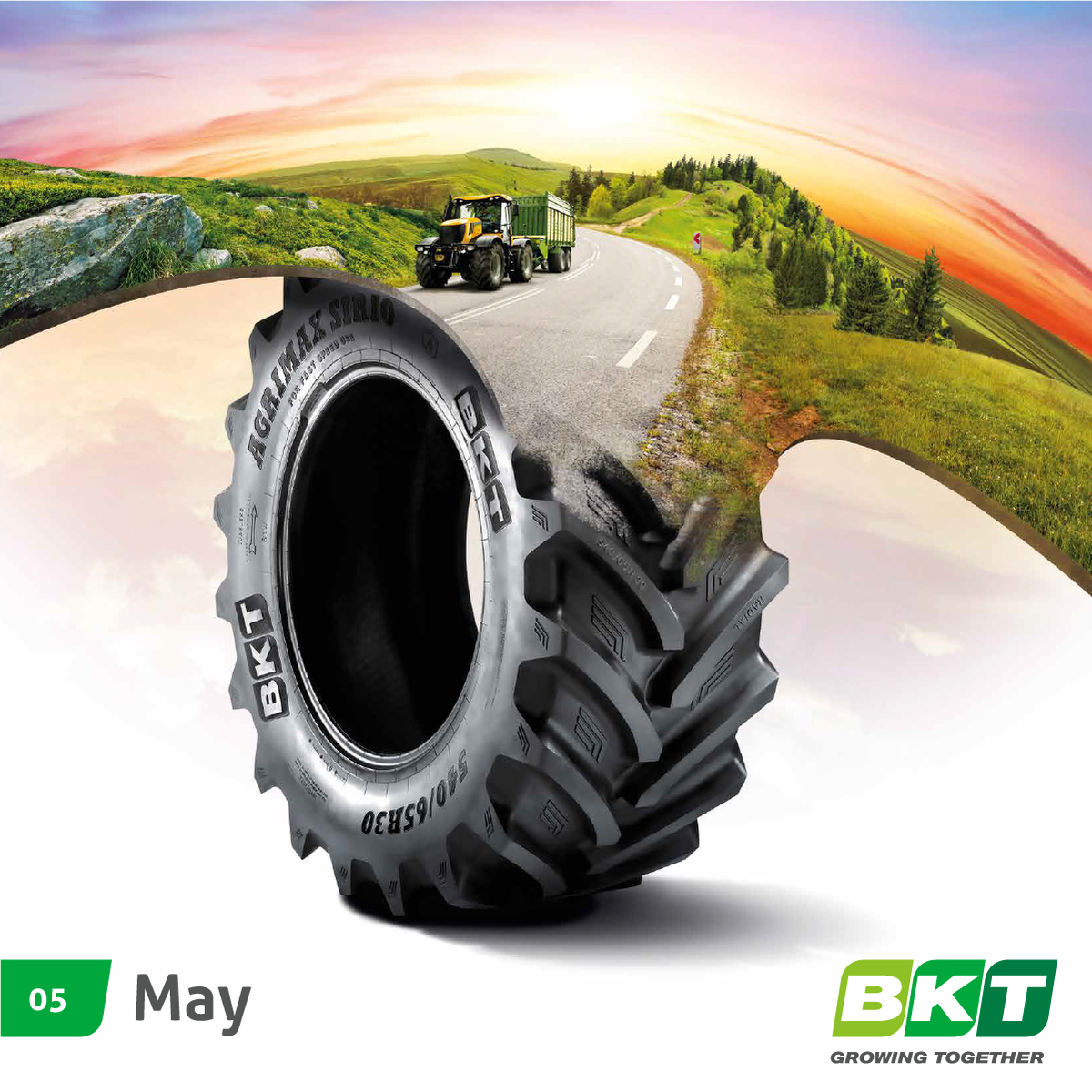 BKTtires's tweet photo. 🗓️  Every month should start off with a goal in mind! What’s yours?
 #BKTyear #ALongWayTogether #EnjoyMay https://t.co/6OFQif89Bz