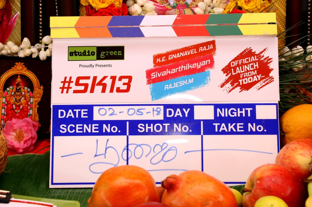 IndiaGlitz - Tamil (@igtamil) on Twitter photo Sivakarthikeyan Next with Rajesh M <a href="/rajeshmdirector/">Rajesh M</a> <a href="/kegnanavelraja/">kegnanavelraja </a> #SK13 Official launch from today...<a href="/StudioGreen2/">Studio Green</a> <a href="/actorsathish/">Sathish</a> #SK13WithStudiogreen #PositiveVibes Sivakarthikeyan Next with Rajesh M <a href="/rajeshmdirector/">Rajesh M</a> <a href="/kegnanavelraja/">kegnanavelraja </a> #SK13 Official launch from today...<a href="/StudioGreen2/">Studio Green</a> <a href="/actorsathish/">Sathish</a> #SK13WithStudiogreen #PositiveVibes