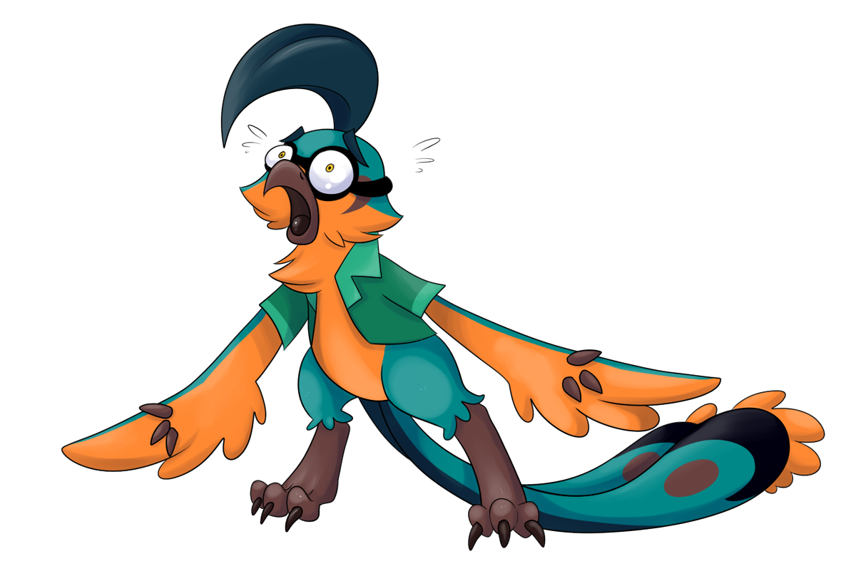 Jaz_wings's tweet photo. Meet Benjamin, a bird creature born with wings far too small to fly. 
Join Benjamin on this crazy adventure and help the creator, Splooto, reach voting success so you can see this bird on the screens! --> https://t.co/Jz0hBiyK2F https://t.co/iGbQvpZNfG