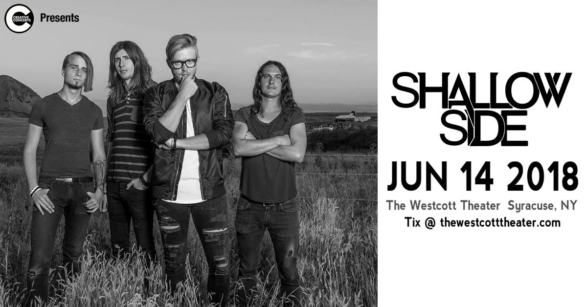 WestcottTheater's tweet photo. Catch @shallowsideband perform at The Westcott Theater (Syracuse, NY) w/ special guest #LevelVII on June 14th!!

Tickets available now at: https://t.co/3p8C7QVYA8 https://t.co/QbimhZFGEK