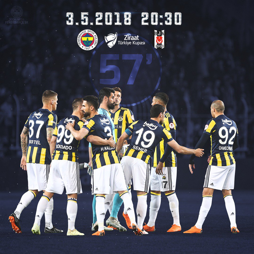 🏆 ZTK
⚽️ Fenerbahçe - Beşiktaş
📍 @ulkerstadyumu 
🗓️ 03.05.2018
🕣 20:30
📲 #FBSK