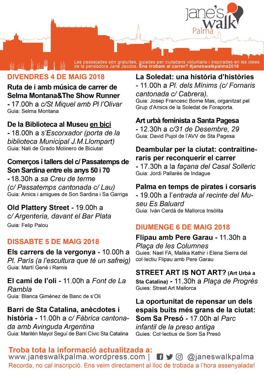 Jane's Walk Palma 2018