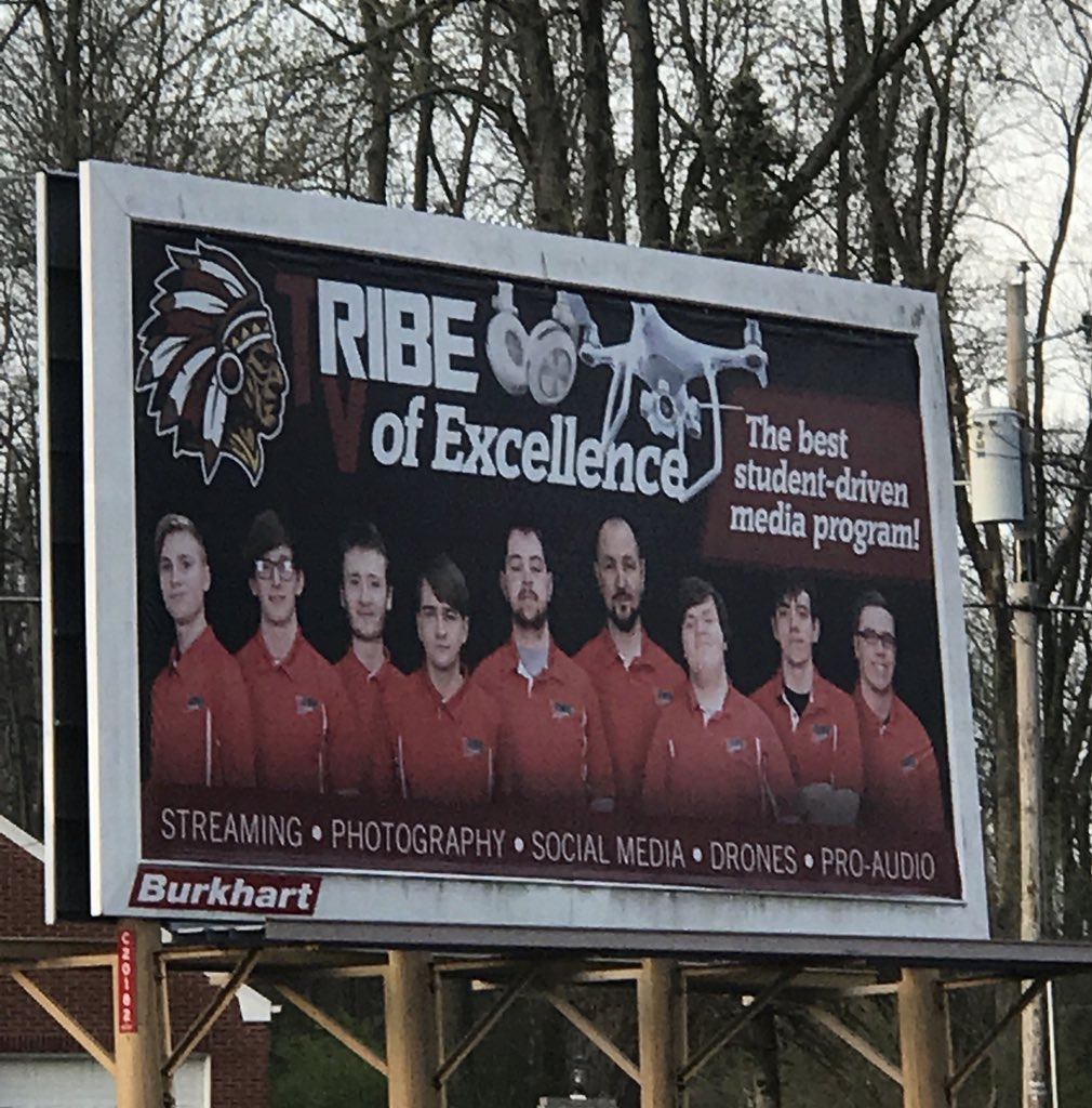 MCSCSchools's tweet image. Check out the Tribe TV billboard on Adams &amp;amp; 53 Street! MCS is proud of our students &amp;amp; the job they are doing for our school system &amp;amp; community from broadcasting events to taking pictures at special events! Great job Mr. Holloway &amp;amp; student team! #dedicatedstudents #MCS1