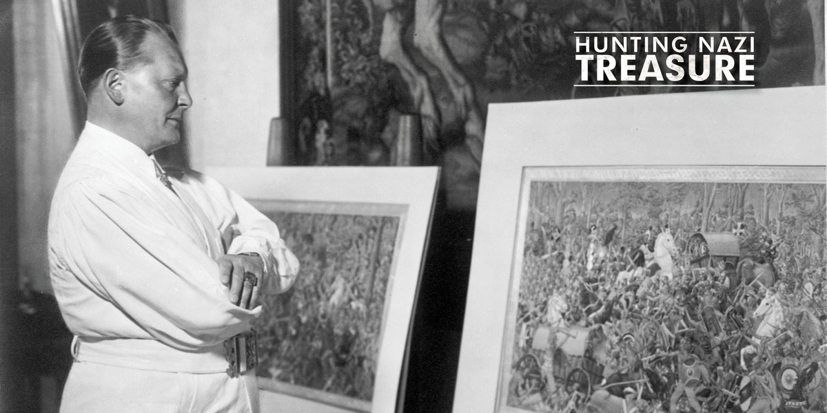 HuntingNT's tweet image. NOW ONLINE: Don’t miss Ep 1 “Goering’s Greed”, now available to American Heroes Channel subscribers: bit.ly/2HuxxNu #HuntingNaziTreasure