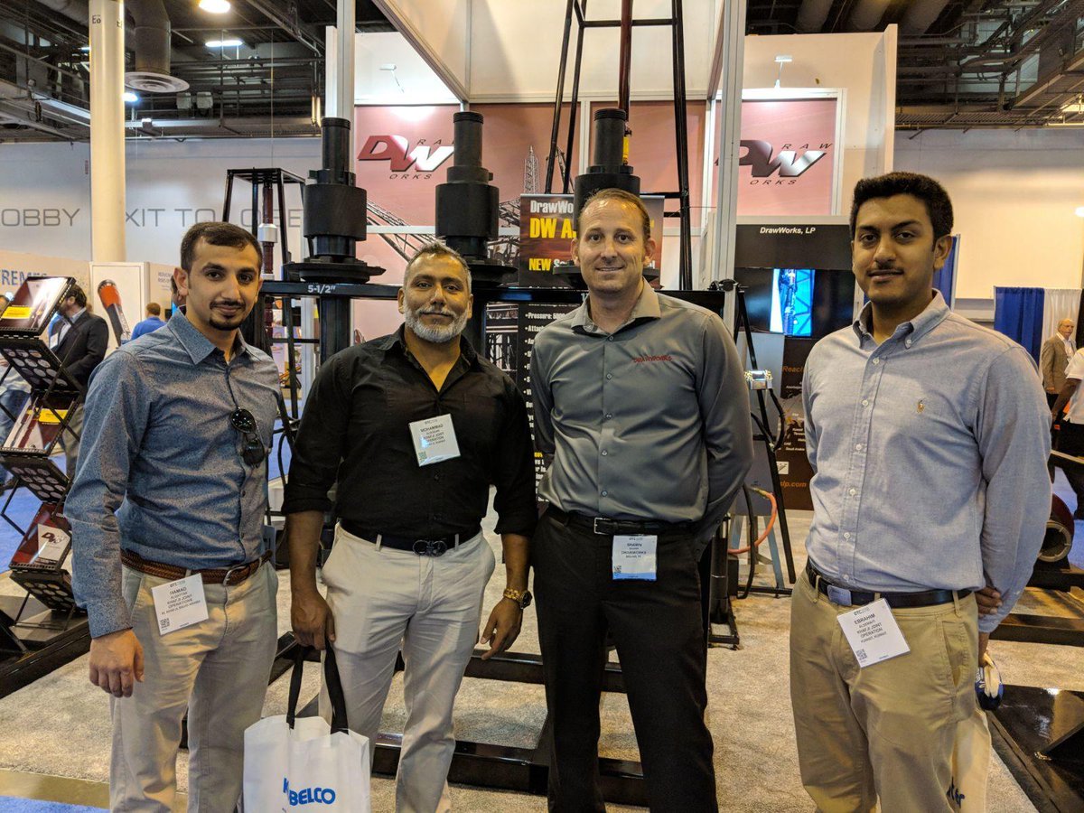 DrawWorksLP's tweet image. Ebrahim Alsemaiti Al Khafji Joint Operations Mohammad Aldosari Staff Engineer Al Khafji Joint Operations HAMAD ALQATTAN Engineer Al Khafji Joint Operations with Shawn Sharp DrawWorks LP Offshore Technology Conference (OTC) NRG Energy #energy #offshore #conferences #engineers