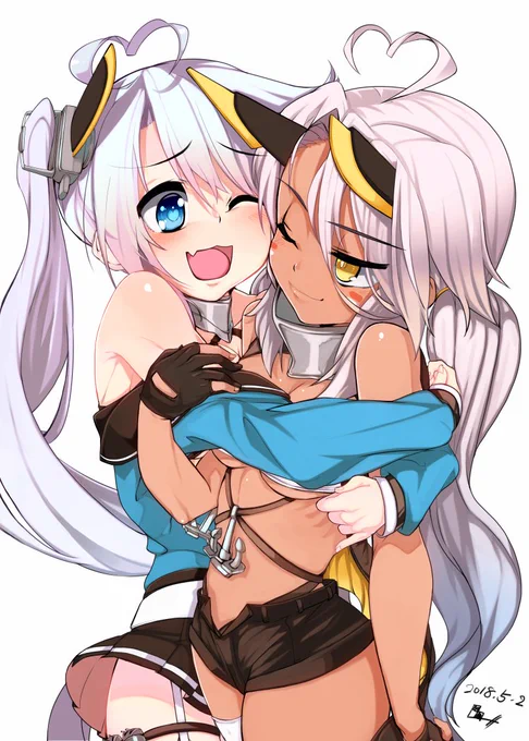 ポートランドとインディアナポリス
#アズールレーン 