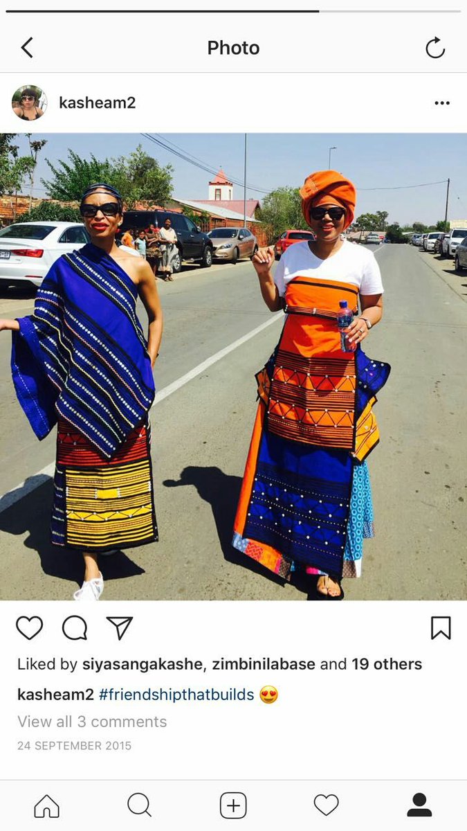 We still can't get over that the awesomeness that is the first #blackpanther movie features the language spoken in our neck of the global woods.  #WakandaForever Beautiful expressions of #Xhosa traditional dress by #RoundyNini
