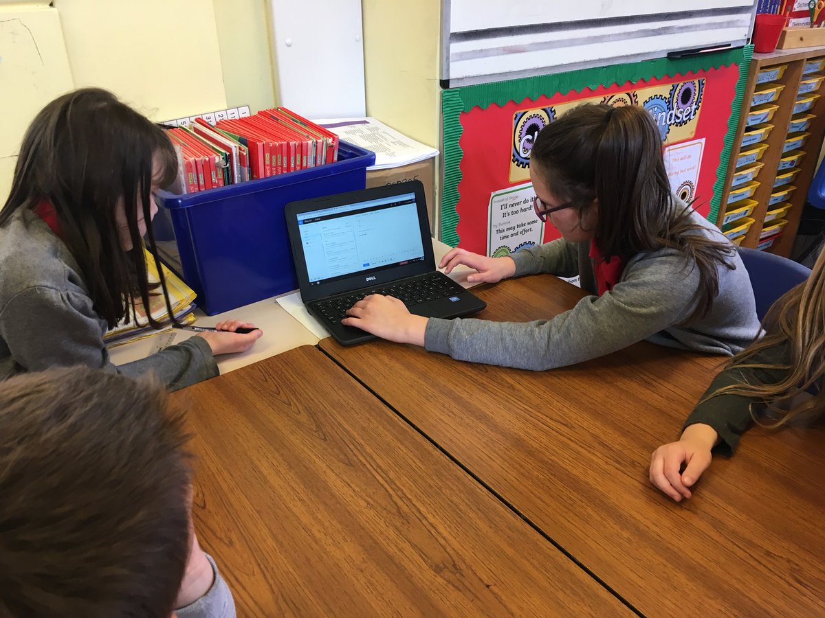 DanygraigP's tweet photo. The Techno Troop are composing emails to their teachers and Mr Davies. Theyโre asking for more chromebooks, more ICT lessons and even more use of TT Rockstars! #DYGPDC #DYGPLit #DYGPVoice https://t.co/8C6VBP8QgT