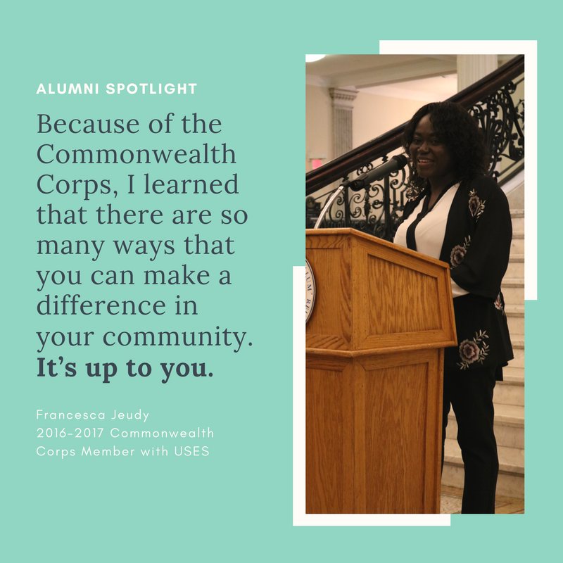 MSACommCorps's tweet photo. It's up to you to make a difference in your community! Visit our website to learn more about joining the #CommonwealthCorps: https://t.co/YR4G0Nr458. #WednesdayWisdom #InspireUniteAct #ServeAYear https://t.co/OrqHUygCJN