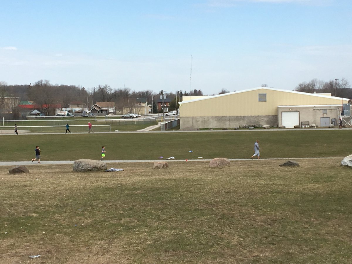 Ms_Elliott5's tweet image. Shout out to Ms. Graham, a fellow teacher at DGH, who runs a kilometer club every spring at first recess. Kids can run, walk, skip, MOVE around the track! What a great way to encourage kids to be active! #feedallfour @TLDSB @DrGeorgeHallPS