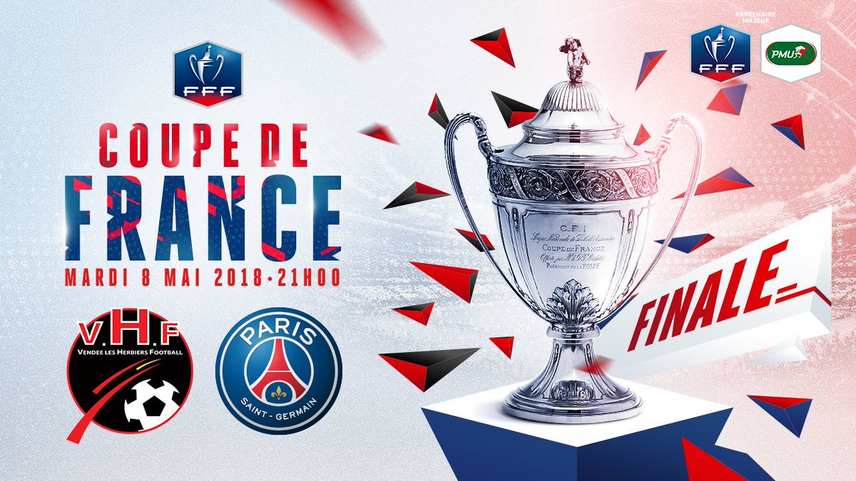 PMU_Sport's tweet image. [Cadeau] Partenaire Majeur de la @coupedefrance, nous mettons en jeu 2x2 places pour la finale 🏆 entre @LesHerbiersFoot &amp;amp; le @PSG_inside au Stade de France 🏟️

👉 Pour participer, RT + Follow @PMU_Sportif 
⏱️ Tirage au sort demain soir.
#PetitPoucetPMU #VHFPSG