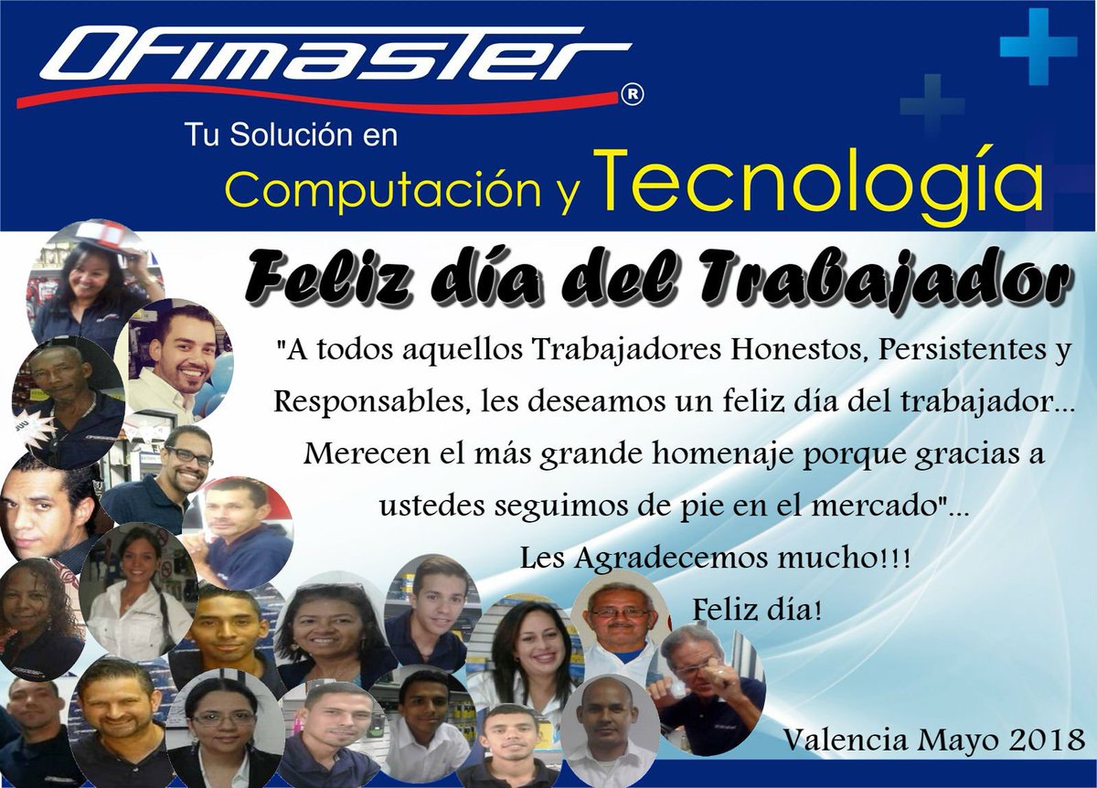 OfiMaster's tweet photo. Excelente mañana, les deseamos un feliz día del trabajador... Gracias porque cada grano de arena suma al avance de nuestra empresa!! Felicidades... https://t.co/kLPjHC93al