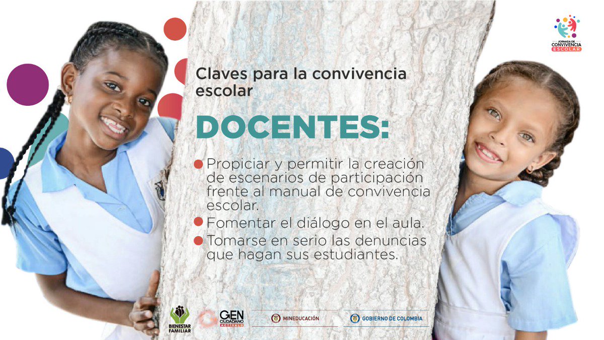 Laventanacirco's tweet image. #ColombiaPresente @La_Ventana y #Circópolis presente apoyando la Convivencia Escolar y Prevención de violencias en la escuela para la promoción y proteccion de derechos de niñas, niños y adolescentes.