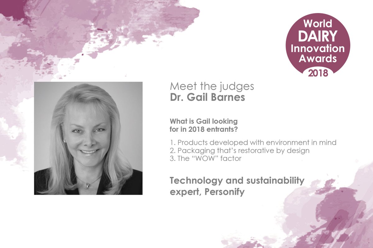ZAGrrl's tweet image. I&apos;m looking forward to seeing the entries in this year&apos;s World Dairy Innovation Awards! @FoodBevAwards #WDIA18 #circulardesign #circulareconomy