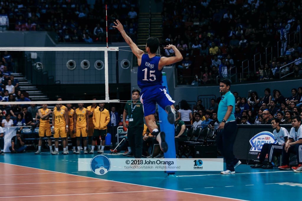 Through joys and tears, through the laughing years, we sing our battle song:
Win or lose, it’s the school we choose; this is the place where we belong!

Thank you so much Ateneo and the UAAP for 5 amazing and unforgettable years! OBF!💙 Espejo#15 signing off from the UAAP🦅 🏐