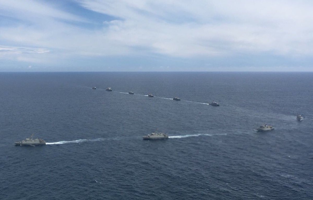 Armada_esp's tweet photo. 📸Fuerza participante en el #ESPMINEX 18 en aguas de Baleares.
El #SpanishMinex es el mayor ejercicio contra minas navales organizado por la Armada que se desarrolla en el #Mediterráneo.
1️⃣2️⃣ países y 2️⃣ organizaciones @NATO @SNMCMG2 y @EUROMARFOR
#WeAreNATO https://t.co/vok3mk5Jcr