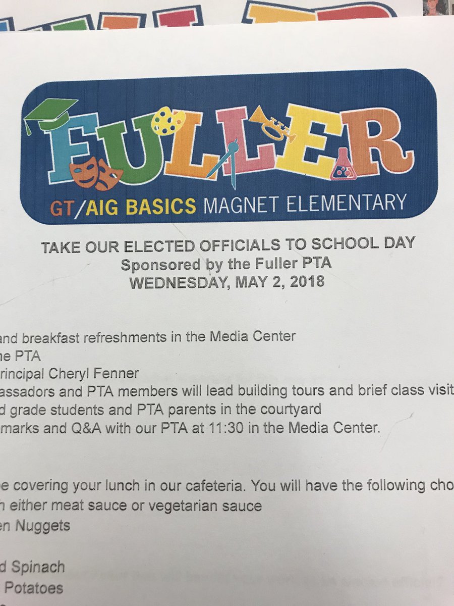 K_A_Sutton's tweet photo. What an amazing idea! Hanging out this morning at Fuller GT/AIG Basics Magnet Elementary. Thanks Fuller PTA! #FullerElementary #FullerPTA #ElectedOfficialsVisit2018 https://t.co/VZywXSdekF