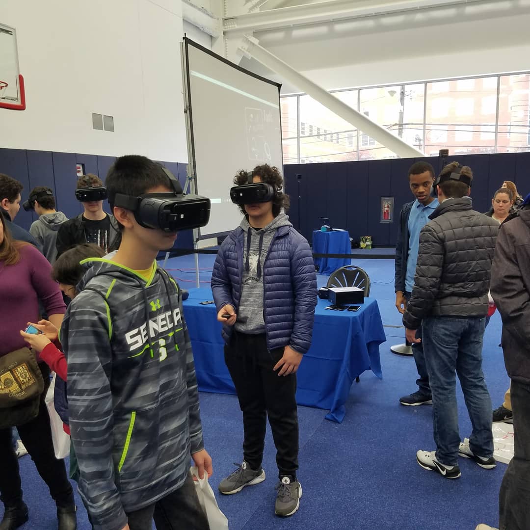 artncoding's tweet image. VR demos at #NJIT open house