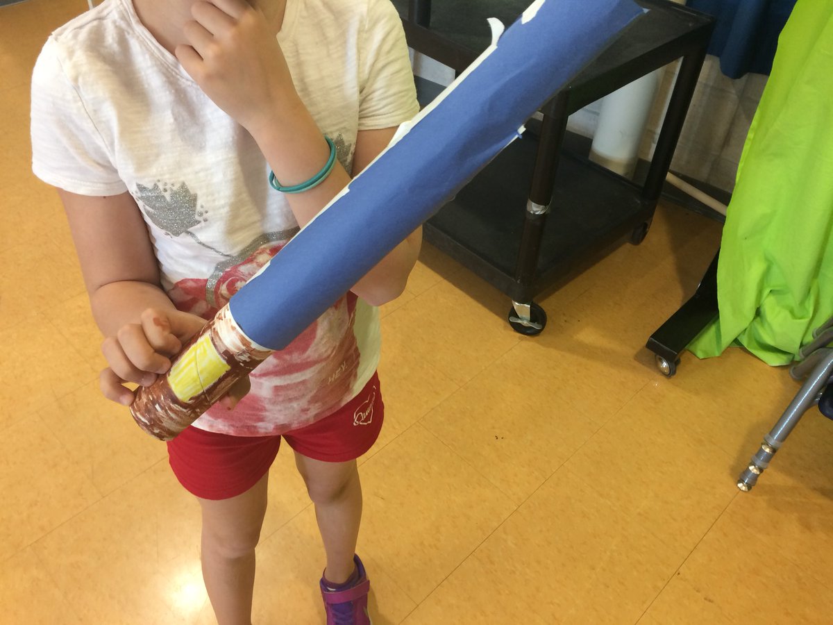 ms_e_cook's tweet photo. A year’s worth of TP rolls gone in one period!  Participating in #GlobalDesignDay early. #tanks #lightsabers #binoculars #studentdesign https://t.co/ruQuYdp5c2