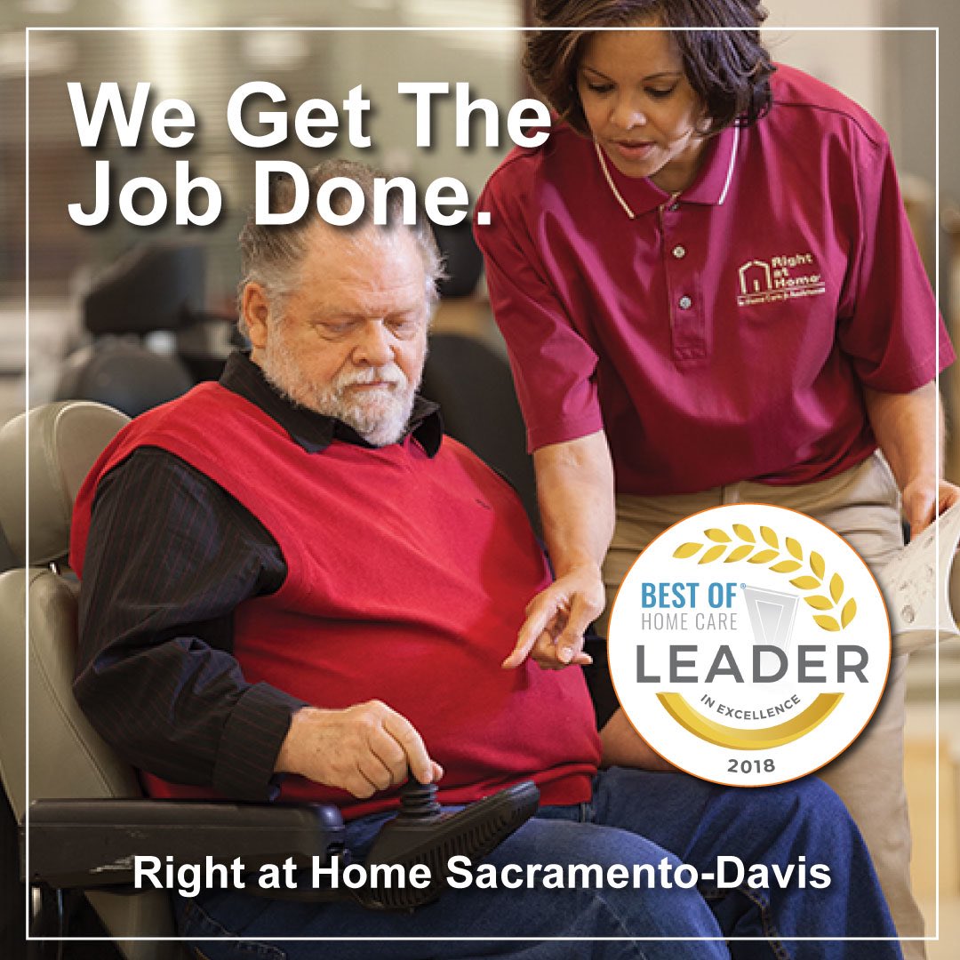 Right at Home Sacramento-Davis Voted 2018 Best of Home Care® Leader in Excellence!
Website: goo.gl/V9CLkr
Phone: 916-779-0601
E-mail: information@rah-wsac.com
We look forward to providing you or your loved-one excellent care.