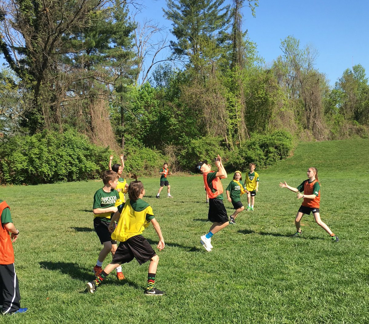 woods_athletics's tweet photo. Preparing for Field Day this Friday as we celebrate National PE &amp; Sports Month! #UltimateFrisbee #physed #healthed #MoveInMay #6thGradePE https://t.co/EGXjN55YLK