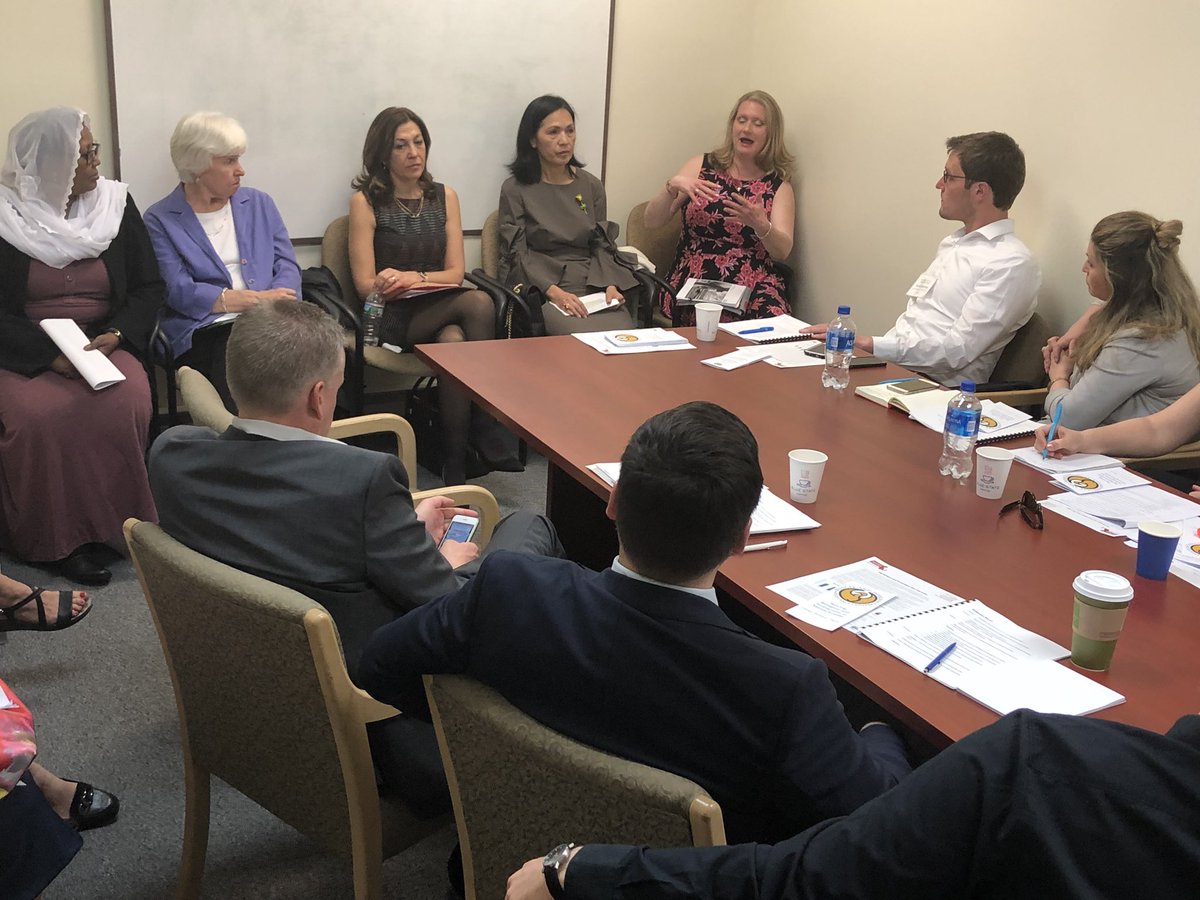Hearing from leaders in the field of Refugee services <a href="/MIRACoalition/">MIRA Coalition</a> <a href="/RiacBoston/">Riac Boston</a> <a href="/charitiesboston/">Catholic Charities</a> &amp; MORI speak about their work with immigrants and refugees in Boston at #WCTE18 event