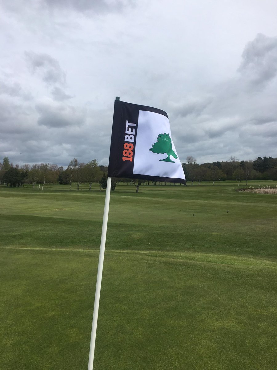 HGP_golf's tweet photo. Flags and hole wraps for club partners @188BET looking good out on the course #highgosforthpark https://t.co/hha7iBKCmz