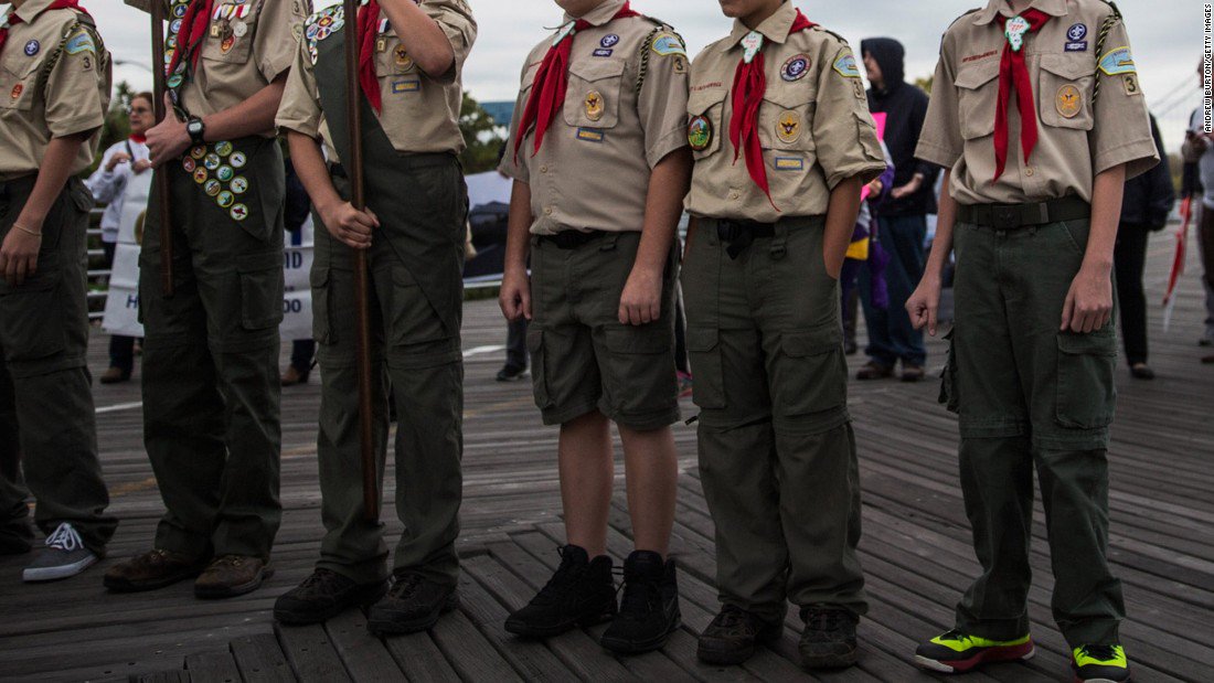 CNN's tweet image. The Boy Scouts is dropping the word 'boy' from its main program as girls prepare to join cnn.it/2KtVh60