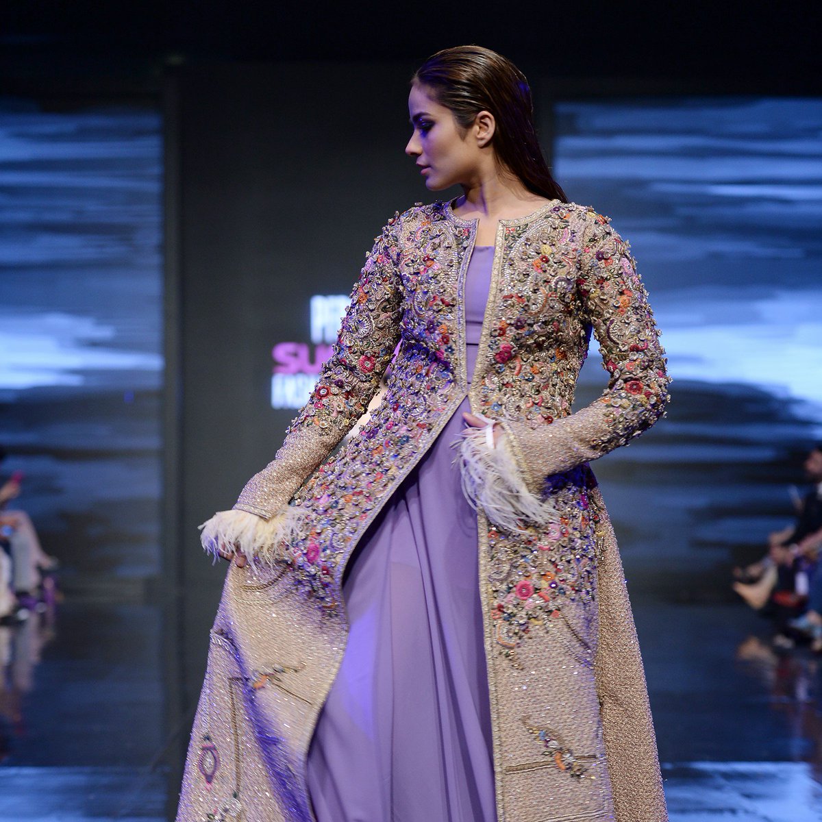 MediaSpringPk's tweet photo. Throwback to #PSFW18 @IamAlyzehgabol walk for #FahadHussayn https://t.co/uJm3u3Zm8e