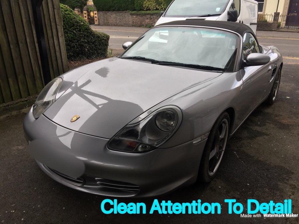 CleanAttDetail's tweet photo. Protection Detail on a Porsche 3.2 Boxster S #Detailing #pvd #glossy #shiny #meguiars #dodojuice #kochchemie #chemicalguys #karcher #gyeon https://t.co/enMfK9GsQ4