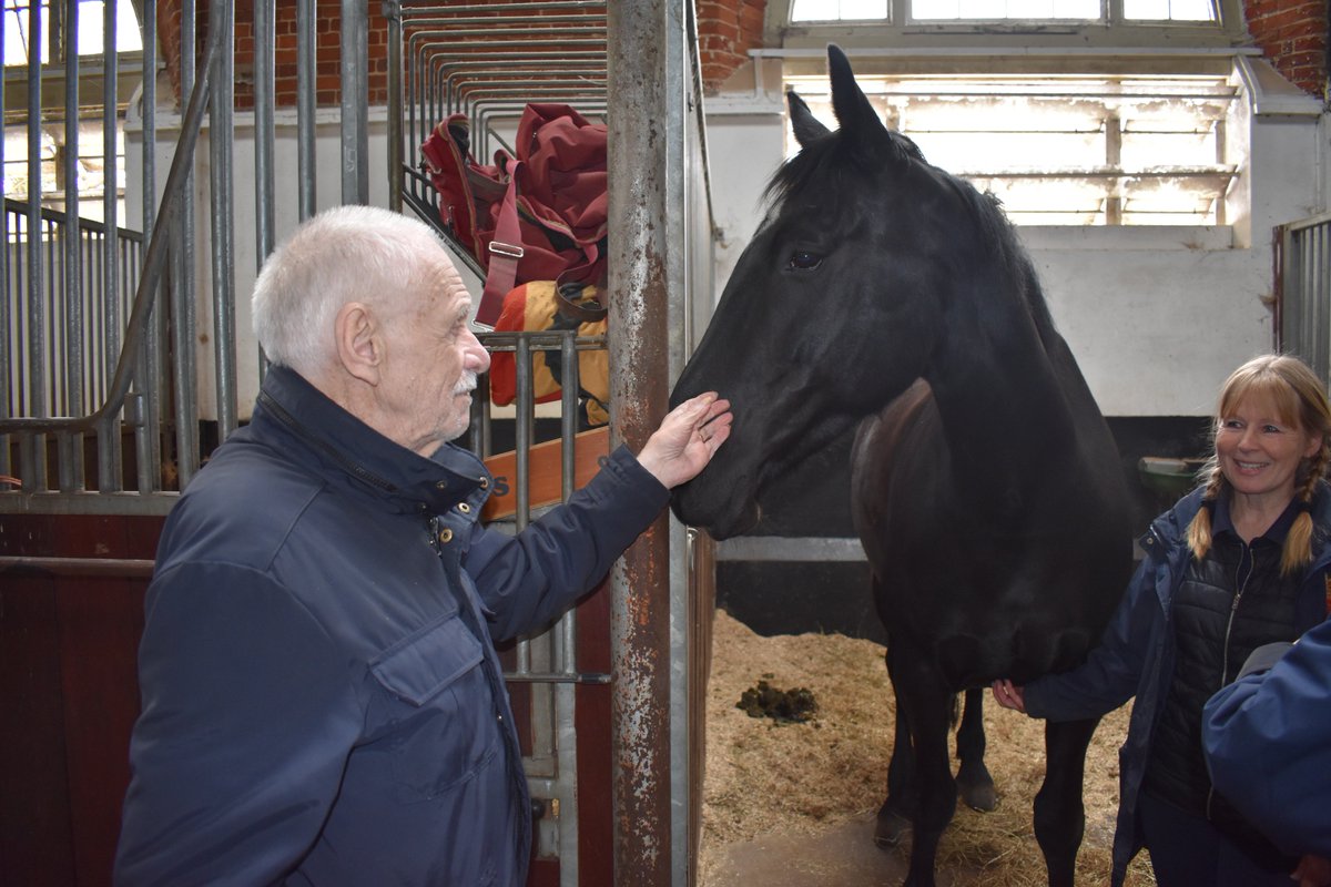 SilverWishesQC's tweet photo. 4 @QuantumCareLtd residents were taken to Brunei Stables at the Royal Military Academy at Sandhurst for their Silver Wish: to spend time with horses! An amazing trip for our residents and staff who went! https://t.co/6j1lL05oVr https://t.co/WyIH9DDiPp