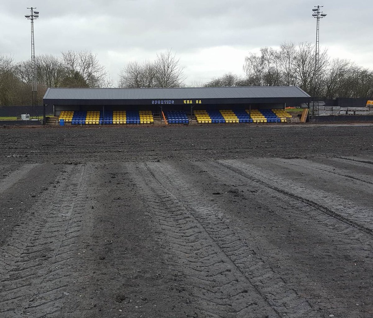 SmithSportsCivi's tweet photo. Progression photos from Sporting Khalsa FC! Keep an eye out for the completed product!  #TeamSmith #nothingbutthebest #3Gfootballpitch @FootballFoundtn https://t.co/fYeQNjjM1R
