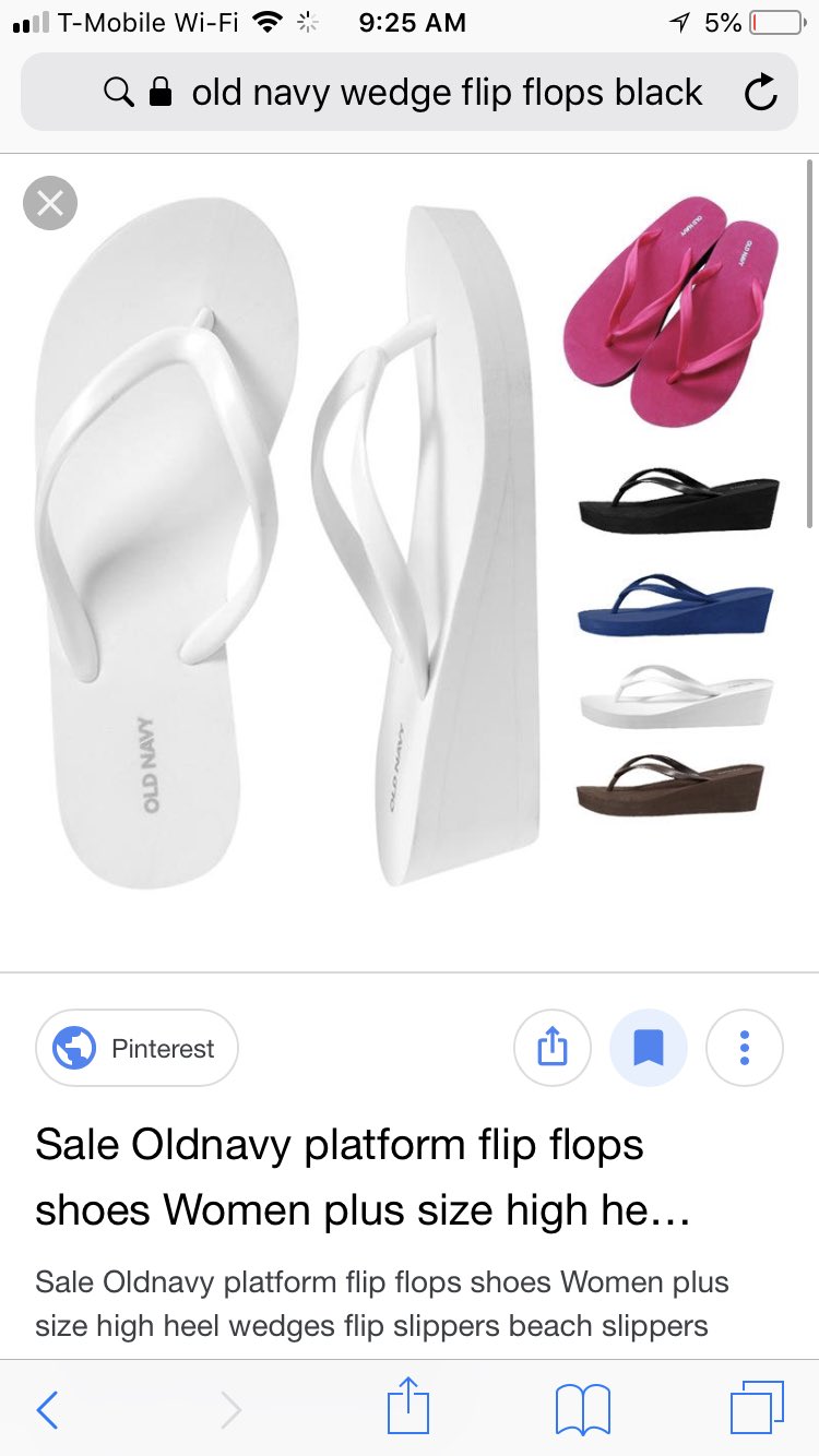 old navy platform flip flops