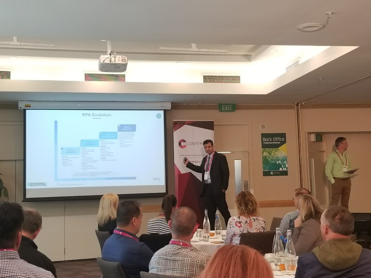 AutomationEdge's tweet photo. Siva Juturi, our VP - Americas talking about "Transforming Back Office with Intelligent Automation" at #BackOfficeTransformation.
https://t.co/NGUrKWZW3Q
#RPA #ITAutomation #IntelligentAutomation https://t.co/fOcGUWITUT