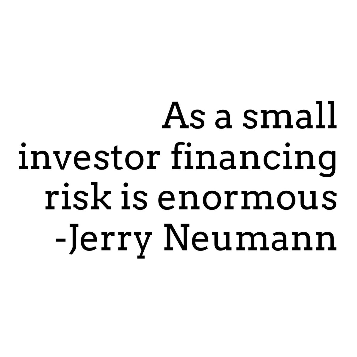 The Twenty Minute VC (@twentyminutevc) on Twitter photo Fascinating to hear <a href="/ganeumann/">Jerry Neumann</a> reveal his framework for assessing and then mitigating future financing risk of potential investments! Love to hear your thoughts on this <a href="/sethbannon/">Seth Bannon</a> <a href="/wolfejosh/">Josh Wolfe</a> <a href="/rquintini/">Renata Quintini</a>? buff.ly/1lBvI5H #startup #founder #vc #entrepreneur Fascinating to hear <a href="/ganeumann/">Jerry Neumann</a> reveal his framework for assessing and then mitigating future financing risk of potential investments! Love to hear your thoughts on this <a href="/sethbannon/">Seth Bannon</a> <a href="/wolfejosh/">Josh Wolfe</a> <a href="/rquintini/">Renata Quintini</a>? buff.ly/1lBvI5H #startup #founder #vc #entrepreneur