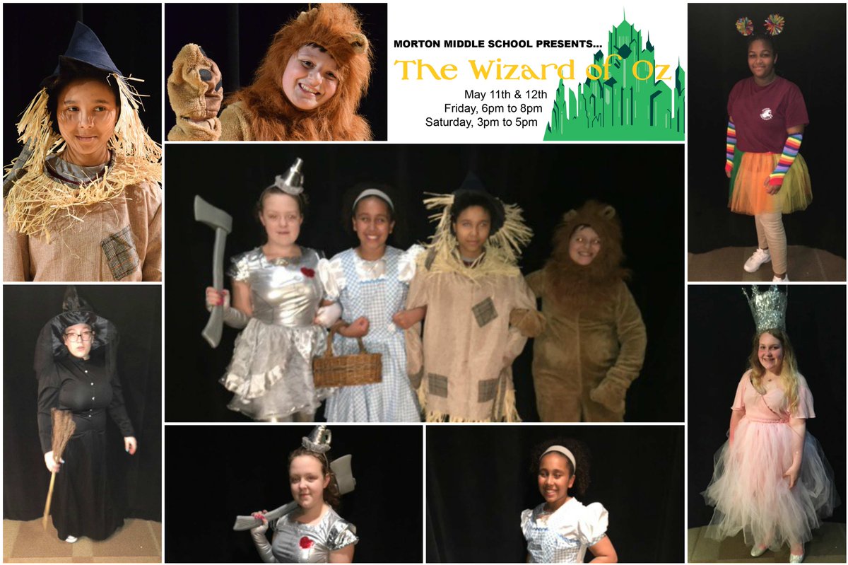 Morton Middle School (@frps_morton) on Twitter photo Follow the Yellow Brick Road to Morton's Wizard of Oz! Tickets are still available for the Friday, May 11 6:00PM and Saturday, May 12 3PM shows. See a cast member or email slalves@fallriverschools.org or mjenness@fallriverschools.org. Tickets are $5. @frpsinfo Follow the Yellow Brick Road to Morton's Wizard of Oz! Tickets are still available for the Friday, May 11 6:00PM and Saturday, May 12 3PM shows. See a cast member or email slalves@fallriverschools.org or mjenness@fallriverschools.org. Tickets are $5. @frpsinfo