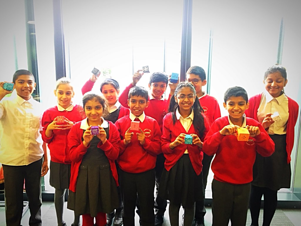 wotspace's tweet photo. Was fantastic working with all the creative enthusiastic and motivated students from @SandfieldClose today with #PaperCubes part of the @ArtAIFestival with @tgharwood @PhoenixLeic @dmuleicester @Highcross @elluba #AnnaFuse #AI https://t.co/WBcoFPAJfg