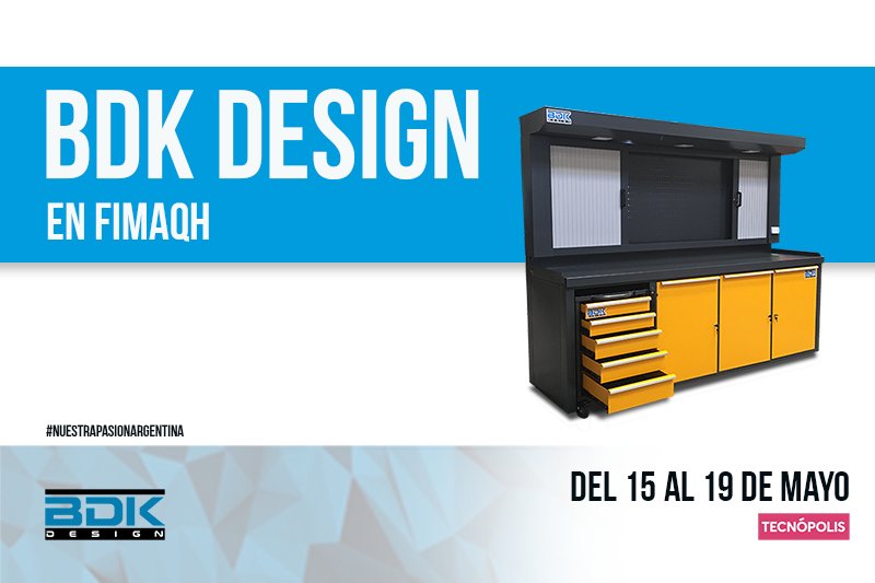 bdkdesignok's tweet photo. Estamos a 13 días de la expo @FIMAQH Te esperamos en el stand 345, sector amarillo.
#NuestraPasionArgentina
------------------------------------------------------------
Pre-acreditación online 👉 https://t.co/vZJcGY2Us2 https://t.co/yOJlrz0I9x