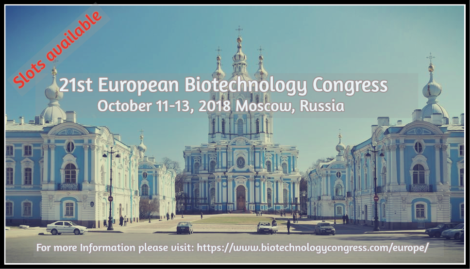 EuroBiotechConf's tweet photo. #EuroBiotechnology 2018 Conference, October 11-13, 2018 Moscow, Russia
 Meet the experts in the fields of #biotechnology, #PharmaceuticalBiotechnology, #Nanobiotechnology, #BiotechnologyApplications, #Environmentalbiotechnology, #Marinebiotechnology, #Stemcellbiotechnology https://t.co/YR1zqBL8OR